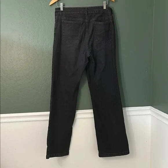 Eileen Fisher Charcoal Denim Pants - Picture 3 of 3